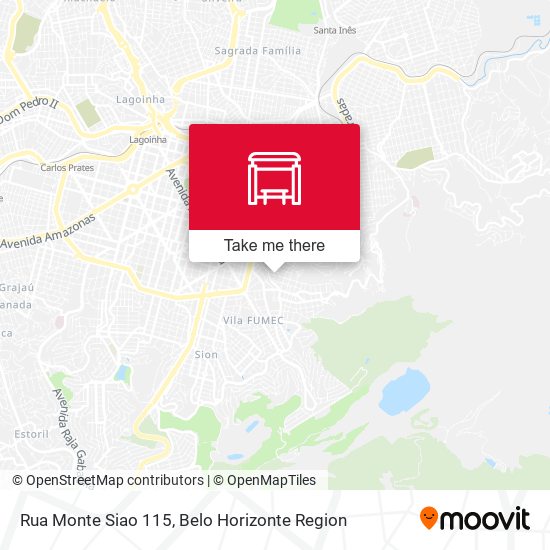 Rua Monte Siao 115 map