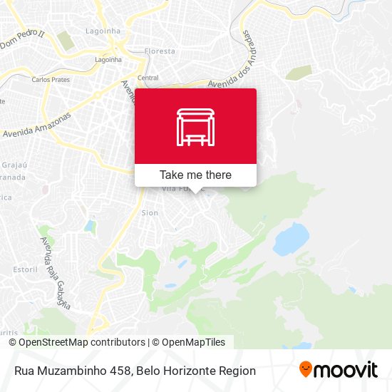 Rua Muzambinho 458 map