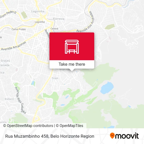 Rua Muzambinho 458 map