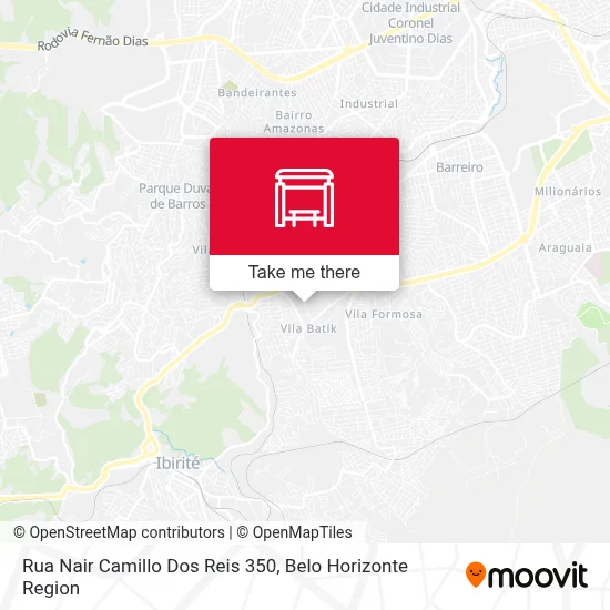Rua Nair Camillo Dos Reis 350 map