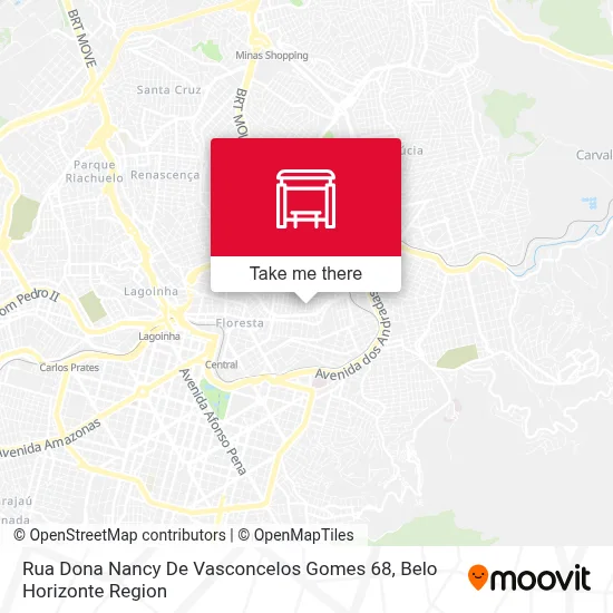 Rua Dona Nancy De Vasconcelos Gomes 68 map