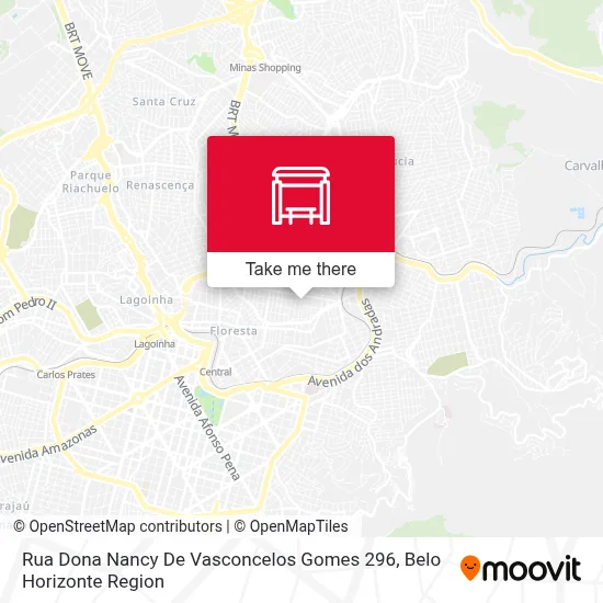 Rua Dona Nancy De Vasconcelos Gomes 296 map