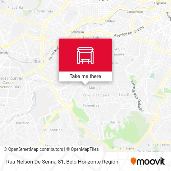 Rua Nelson De Senna 81 map