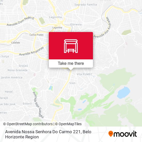 Avenida Nossa Senhora Do Carmo 221 map