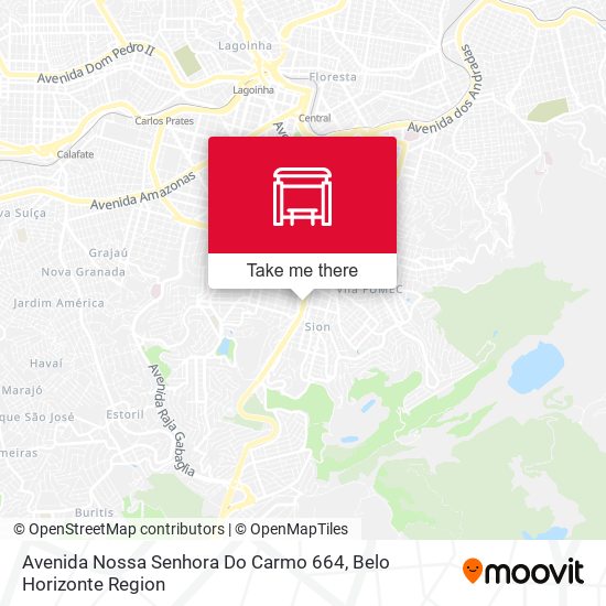 Mapa Avenida Nossa Senhora Do Carmo 664