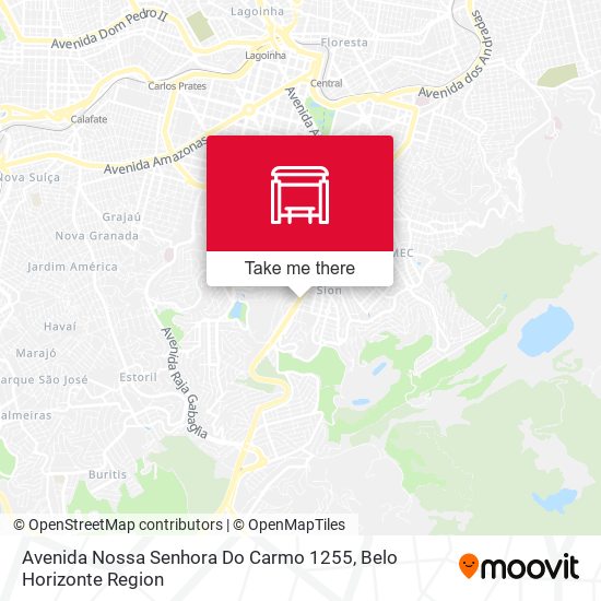 Avenida Nossa Senhora Do Carmo 1255 map