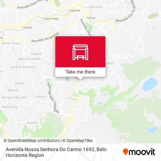 Avenida Nossa Senhora Do Carmo 1692 map