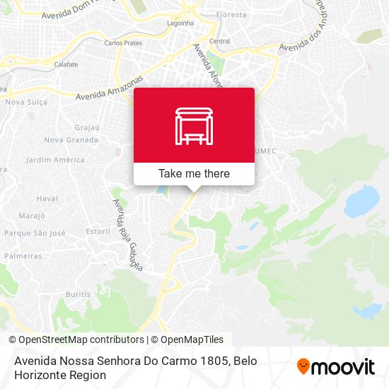 Avenida Nossa Senhora Do Carmo 1805 map
