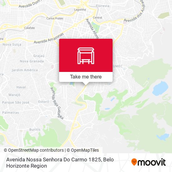 Avenida Nossa Senhora Do Carmo 1825 map