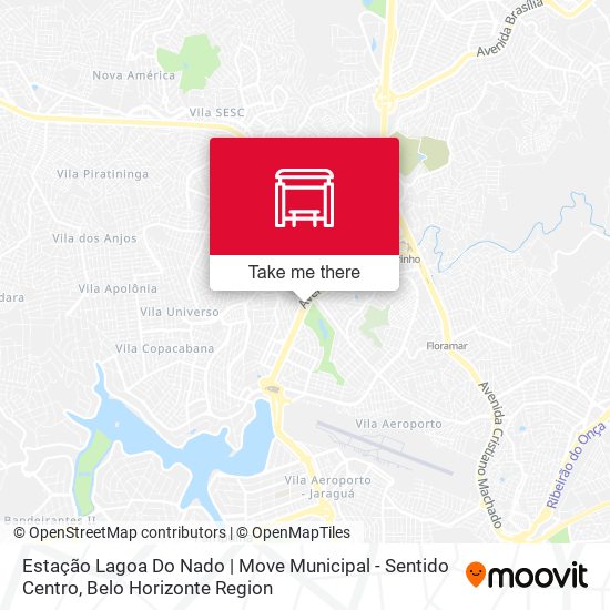 Mapa Estação Lagoa Do Nado | Move Municipal - Sentido Centro