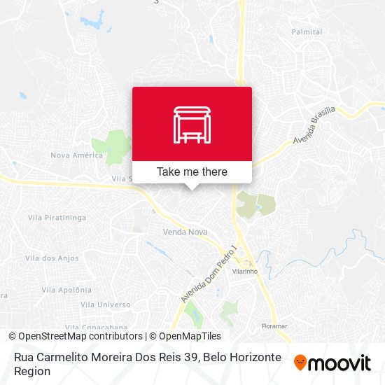 Rua Carmelito Moreira Dos Reis 39 map