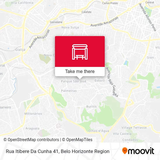 Rua Itibere Da Cunha 41 map