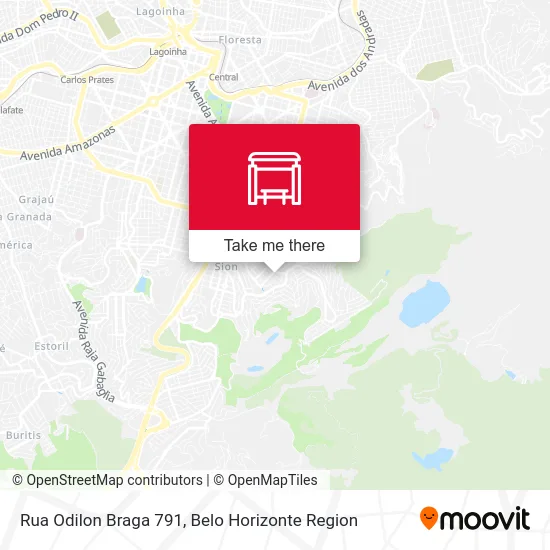 Rua Odilon Braga 791 map