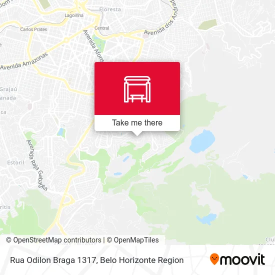 Rua Odilon Braga 1317 map