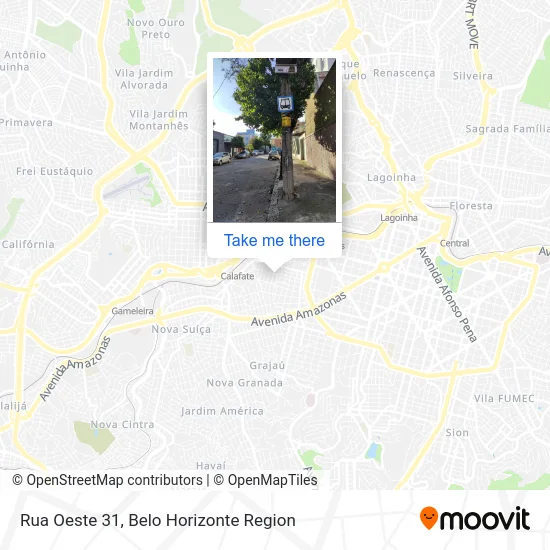 Rua Oeste 31 map