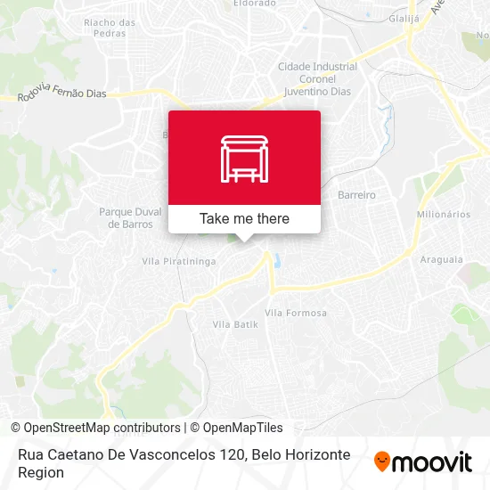 Rua Caetano De Vasconcelos 120 map