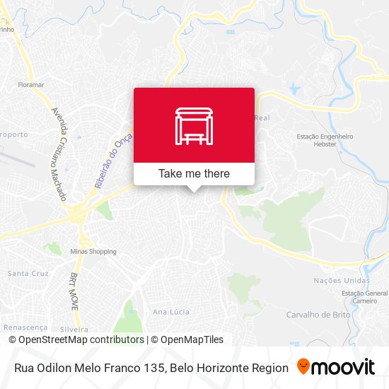 Rua Odilon Melo Franco 135 map