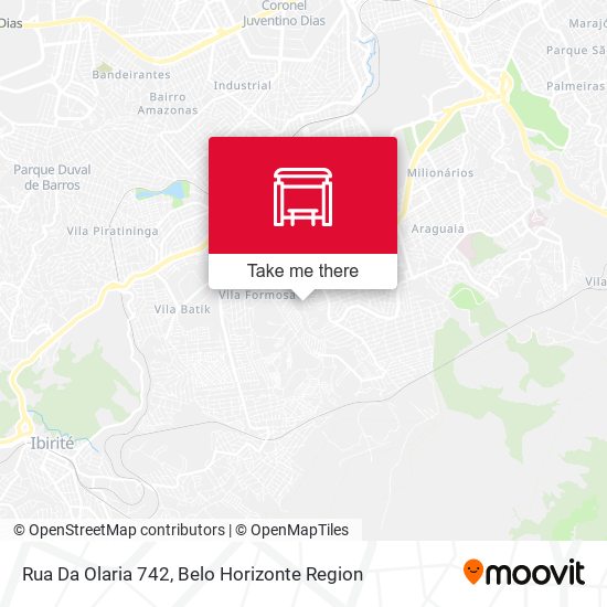 Rua Da Olaria 742 map