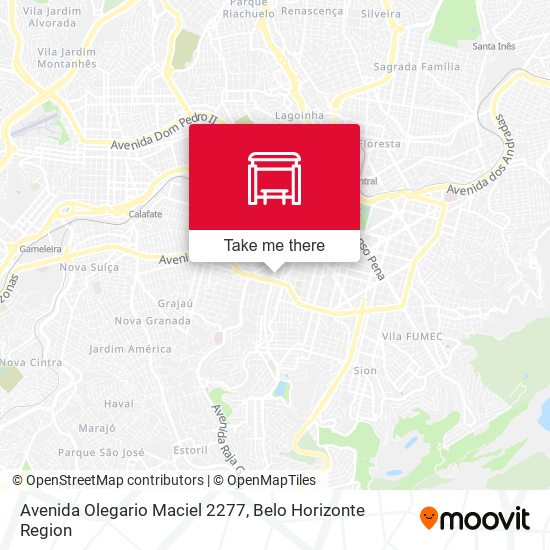 Mapa Avenida Olegario Maciel 2277