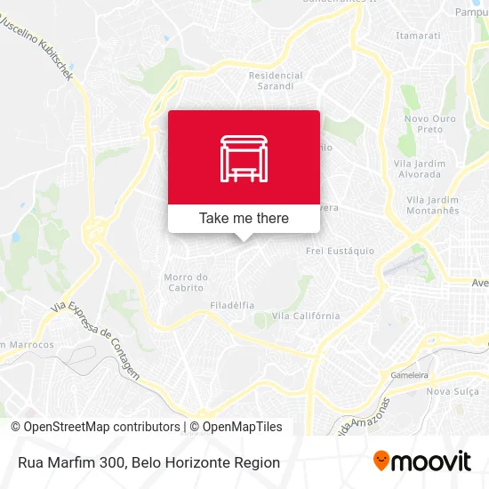 Rua Marfim 300 map