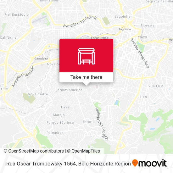 Rua Oscar Trompowsky 1564 map