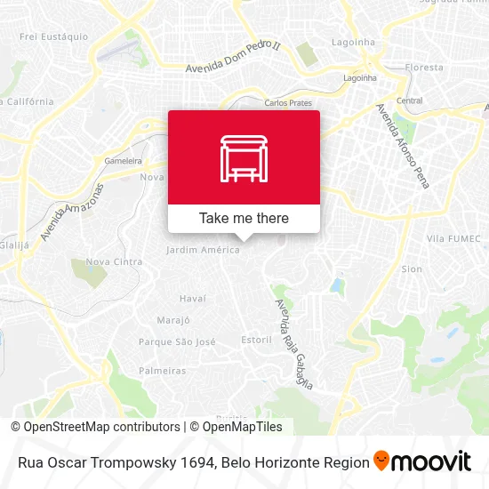 Rua Oscar Trompowsky 1694 map