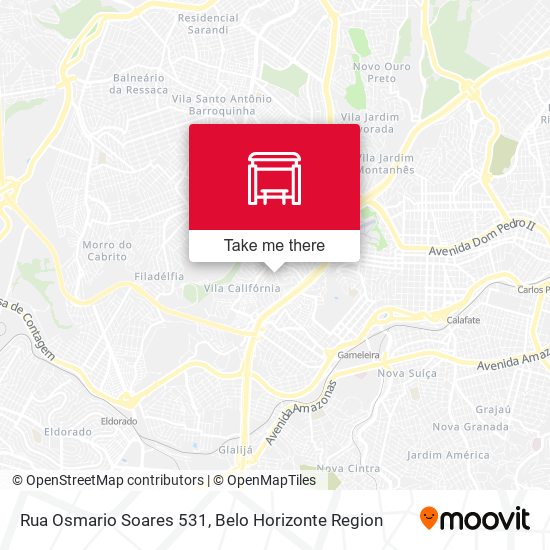 Rua Osmario Soares 531 map