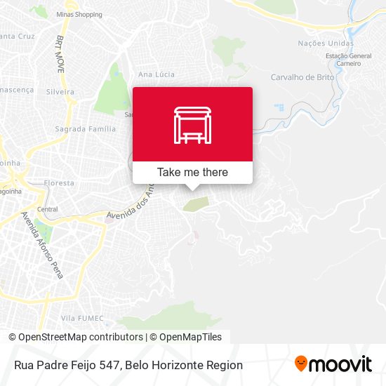 Rua Padre Feijo 547 map