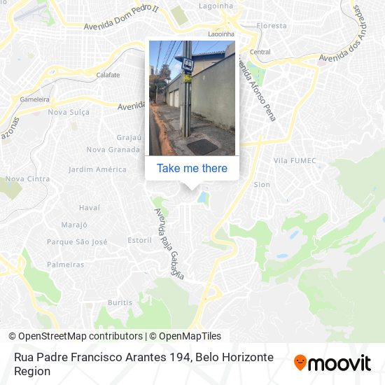 Rua Padre Francisco Arantes 194 map