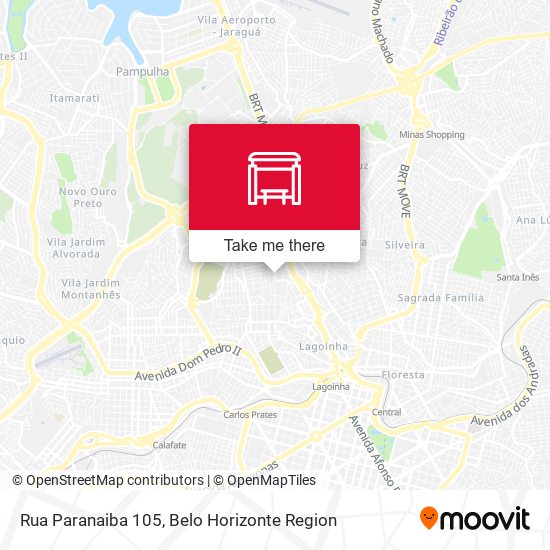 Rua Paranaiba 105 map