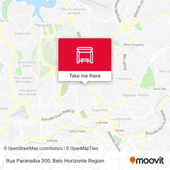 Rua Paranaiba 300 map
