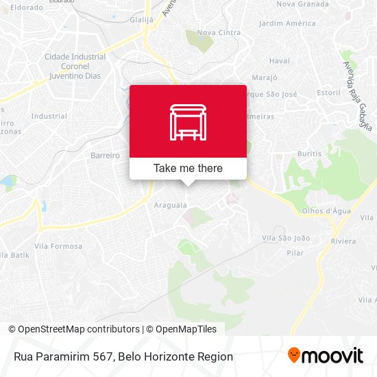 Rua Paramirim 567 map