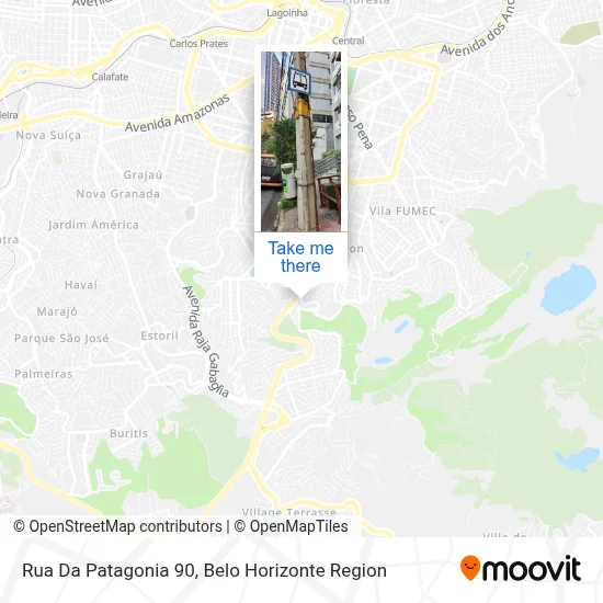 Rua Da Patagonia 90 map