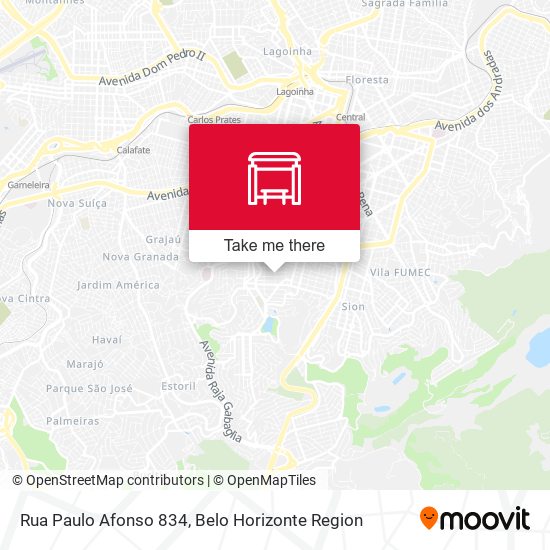 Rua Paulo Afonso 834 map