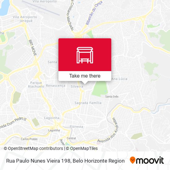 Rua Paulo Nunes Vieira 198 map