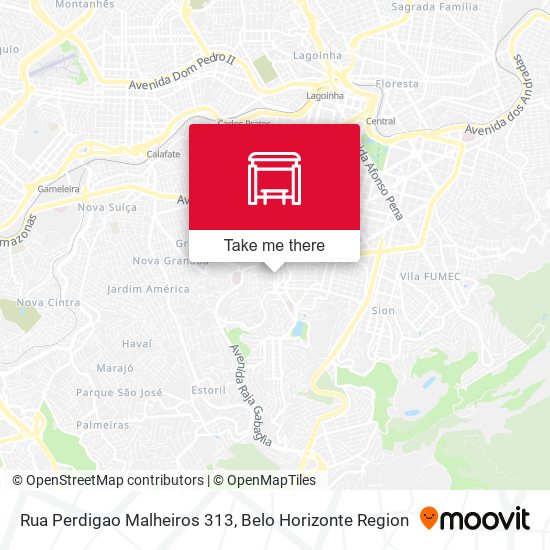 Rua Perdigao Malheiros 313 map