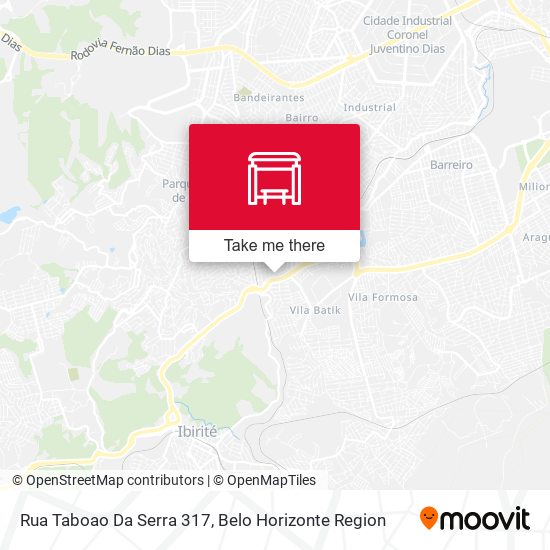 Rua Taboao Da Serra 317 map