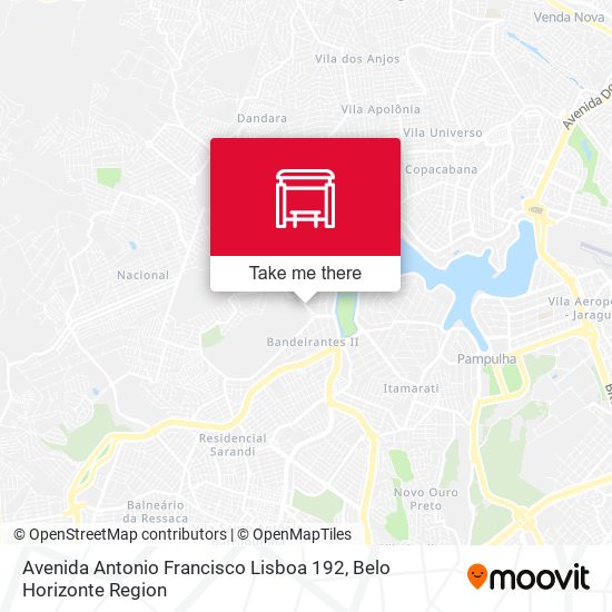 Mapa Avenida Antonio Francisco Lisboa 192