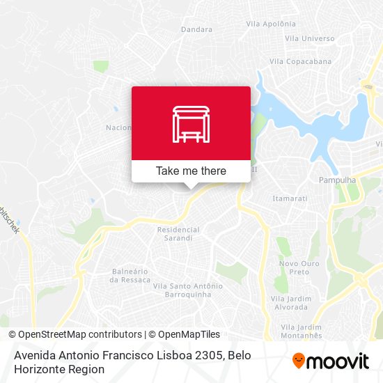 Avenida Antonio Francisco Lisboa 2305 map