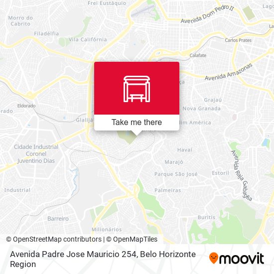 Avenida Padre Jose Mauricio 254 map