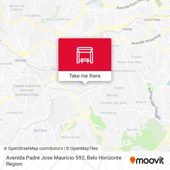 Avenida Padre Jose Mauricio 592 map