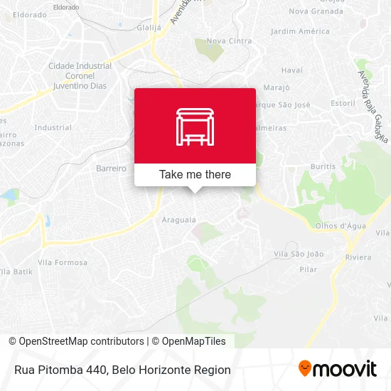 Rua Pitomba 440 map