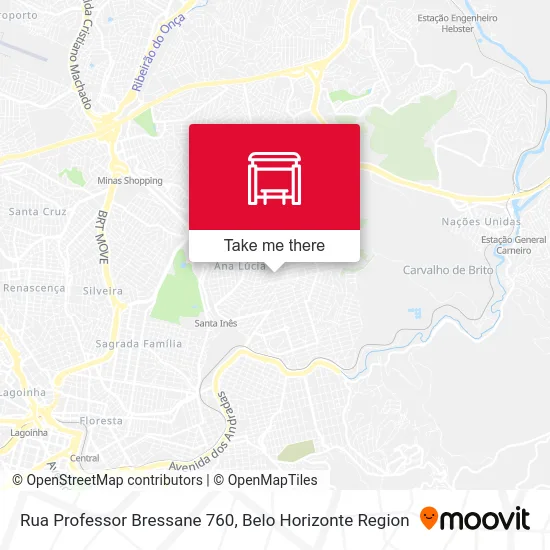 Rua Professor Bressane 760 map