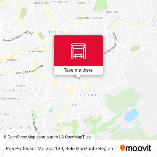 Rua Professor Moraes 139 map