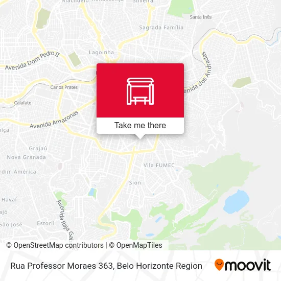 Rua Professor Moraes 363 map
