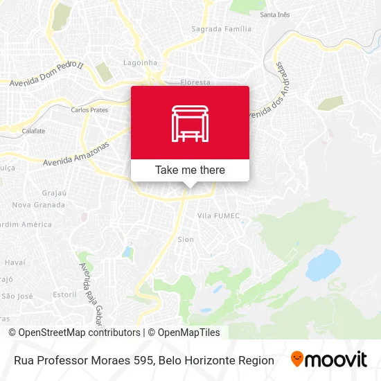 Rua Professor Moraes 595 map