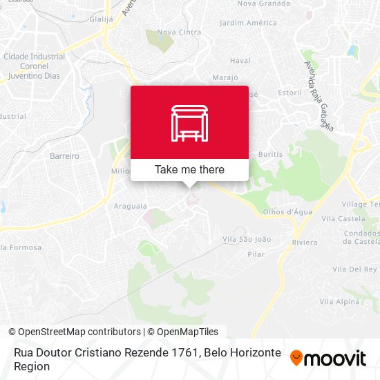 Rua Doutor Cristiano Rezende 1761 map