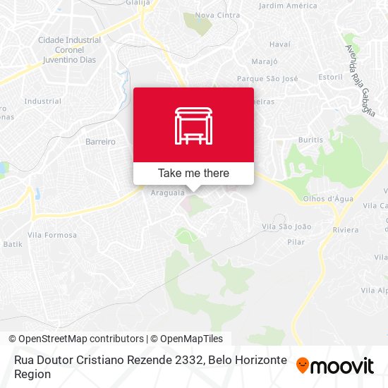 Rua Doutor Cristiano Rezende 2332 map