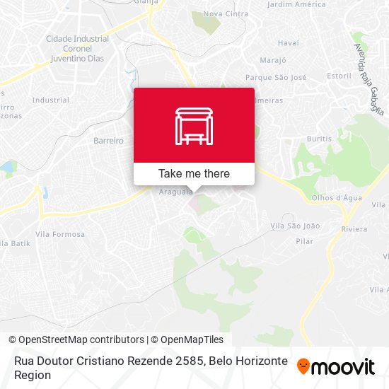 Rua Doutor Cristiano Rezende 2585 map