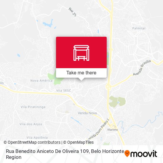 Rua Benedito Aniceto De Oliveira 109 map